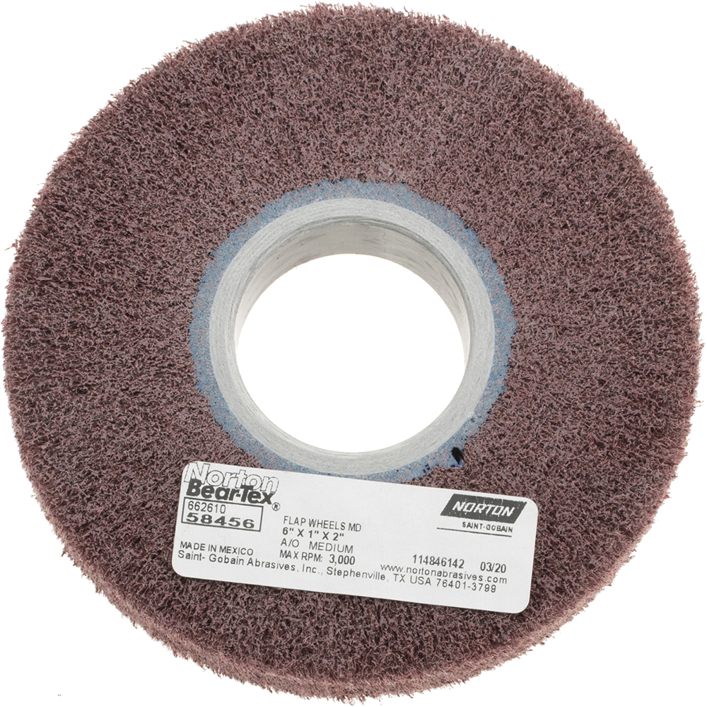 Picture of Norton Abrasives 6 X 1 120Grit A/O Unmounted Flap Wheel Wheel Flap